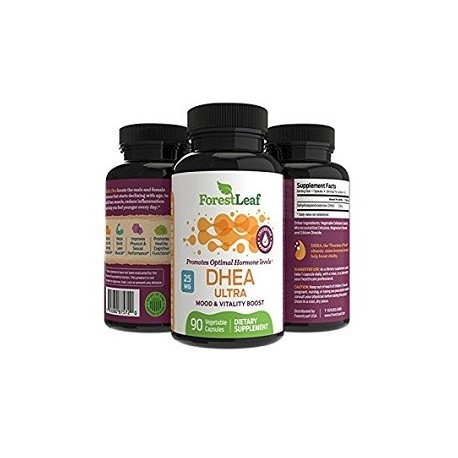 FORESTLEAF DHEA 25MG POTENCIADOR DEL RENDIMIENTO FISICO 90 CAPS