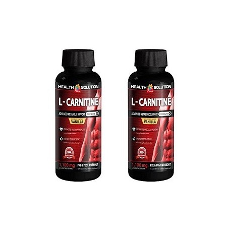 L CARNITINE POST WORKOUT SUPLEMENTO ENERGETICO 2 FRASCOS X 1100 MG