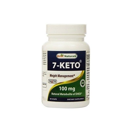 BEST NATURALS 7 KETO DHEA PARA EL CONTROL DEL PESO CORPORAL 60 CAPS