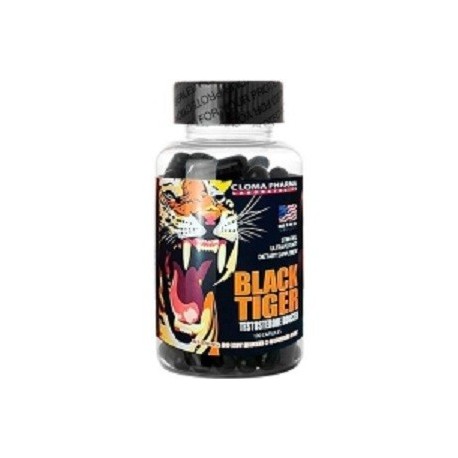 BLACK TIGER TESTOSTERONE BOOSTER MAX POTENCIA MUSCULAR 100 CAPS