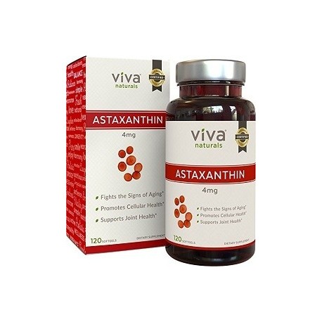 VIVA ASTAXANTHIN EXCELENTE FORMULA ANTIENVEJECIMIENTO 120 CAPS