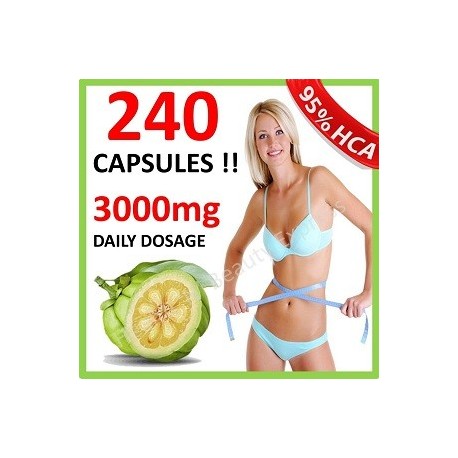 DAILY GARCINIA CAMBOGIA WITH HCA DIETA ADELGAZANTE 3000 MG 240 CAPS