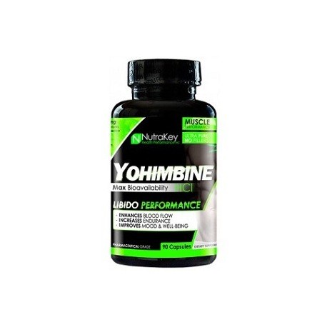 YOHIMBINE HCL AFRODISIACO PARA HOMBRE Y MUJER 90 CAPSULAS