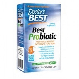 DOCTORS BEST PROBIOTIC MEJORAR LA SALUD GASTROINTESTINAL 30 CAPS