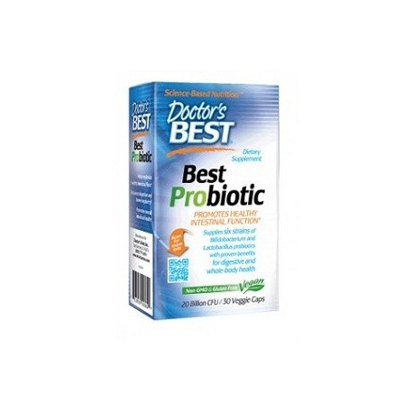 DOCTORS BEST PROBIOTIC MEJORAR LA SALUD GASTROINTESTINAL 30 CAPS
