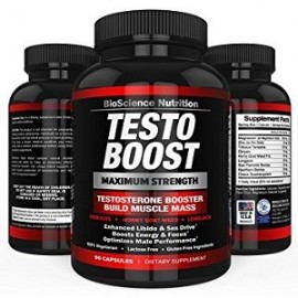 BIOSCIENCE TESTO BOOST MAXIMO CRECIMIENTO MUSCULAR 90 CAPS