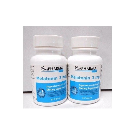 MELATONIN 3 MG 2 FRASCOS X 60 CAPSULAS