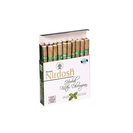 NIRDOSH HERBAL CIGARETTES PAQUETE DE 20 CIGARRILLOS