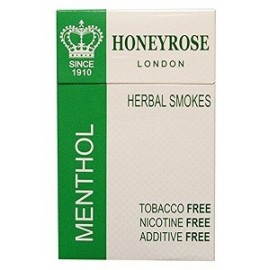 HONEYROSE MENTHOL NICOTINE FREE 20 CIGARRILLOS