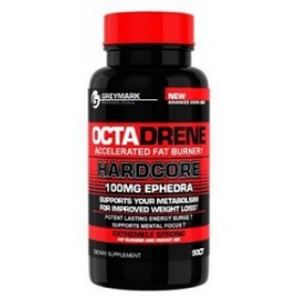 OCTADRENE HARDCORE 100 MG EPHEDRA 90 CAPSULAS