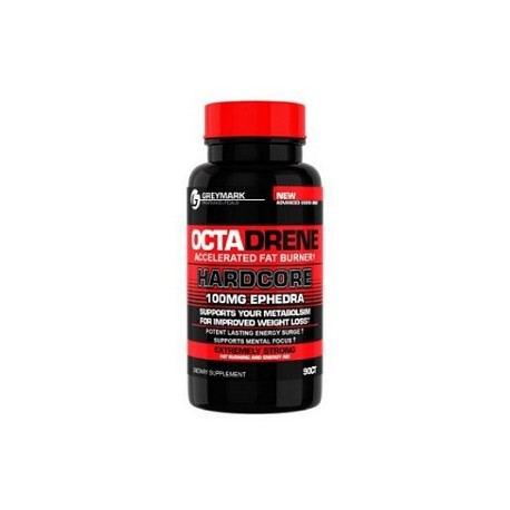 OCTADRENE HARDCORE 100 MG EPHEDRA 90 CAPSULAS