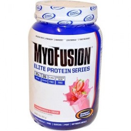 MYOFUSION ELITE PROTEIN SABOR A FRESA 907 GRAMOS