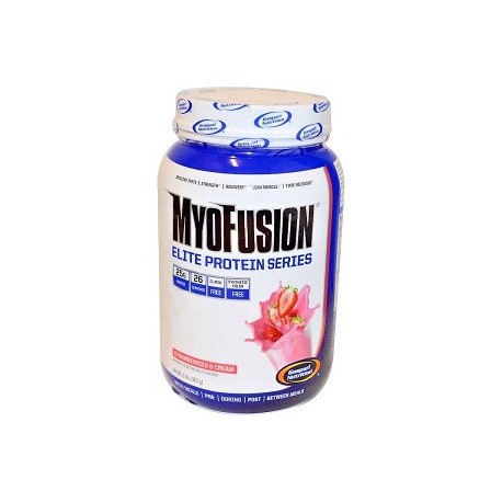 MYOFUSION ELITE PROTEIN SABOR A FRESA 907 GRAMOS