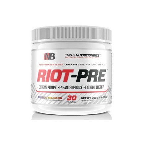 RIOT PRE ADVANCED PRE WORKOUT 300 GRAMOS