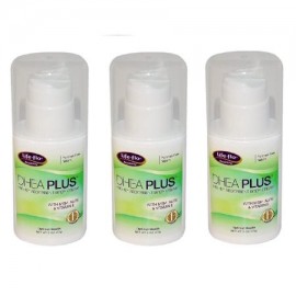 Life Flo Salud - DHEA Plus altamente absorbente Body Cream 2 oz (57 g) - 3 Packs