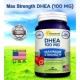 Asquared Nutrition DHEA 100mg Cápsulas de fuerza máxima 200 Ct