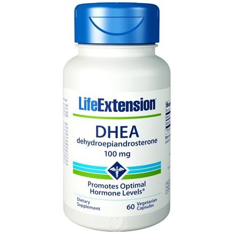 Life Extension DHEA cápsulas vegetarianas 100 mg 60 Ct