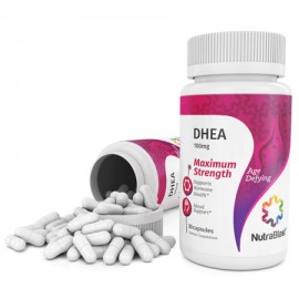 NutraBlast DHEA 100 mg de dehidroepiandrosterona - Non-GMO - Soporta cardiaca y la función cognitiva metabolismo saludable la l