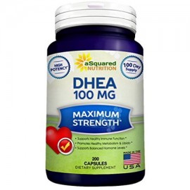 Las píldoras de DHEA (200 Caps) los niveles de hormonas equilibrada por Asquared Nutrición