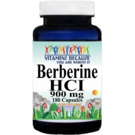 La berberina HCI 900 mg 180 Cápsulas depresión colesterol corazón