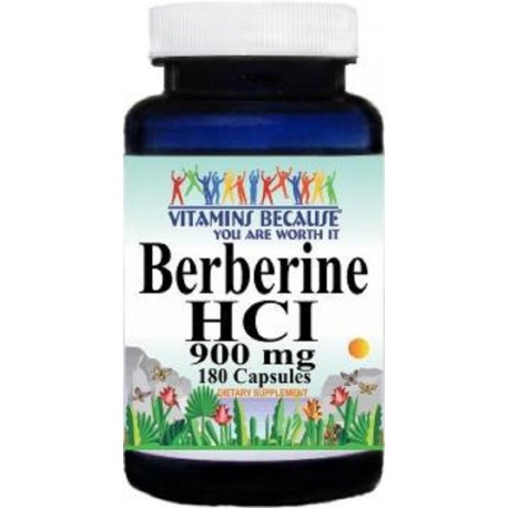 La berberina HCI 900 mg 180 Cápsulas depresión colesterol corazón