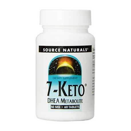 Source Naturals 7-Keto DHEA Metabolito 50 mg Compuesto 6 eficaz anti-envejecimiento ...