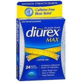 DIUREX MAX WATER CAPLETS CAFFEINE FREE 24 CAPLETS PACK OF 3