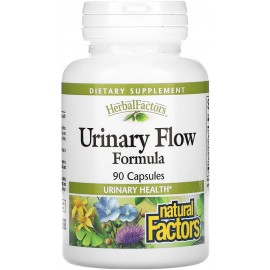 NATURAL FACTORS HERBALFACTORS URINARY FLOW FORMULA APOYA LA SALUD URINARIA 90 CAPSULAS