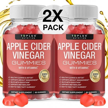 GOMITAS DE VINAGRE DE MANZANA 1000MG 60 CAPSULAS ORGANICAS