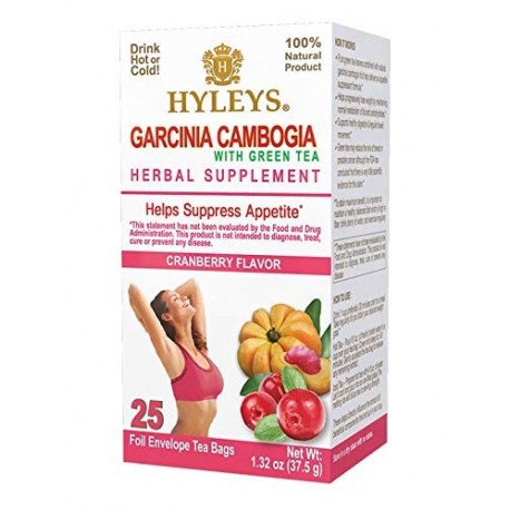 12 PAQUETES DE HYLEYS GARCINIA CAMBOGIA 25 BOLSAS