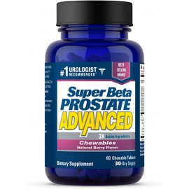 SUPER BETA PROSTATE ADVANCED CHEWABLES 60 MASTICABLES 1 BOTELLA