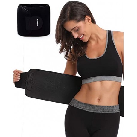 CINTURON DE LA CINTURA DE ABAHUB AB BELT PARA MUJERES Y HOMBRES WRUP DE ESTUMOS DE LA CINTA PREMIA DE LA CINTA