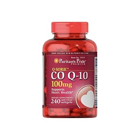 COQ10 100MG APOYA LA SALUD DEL CORAZON 240 CAPS