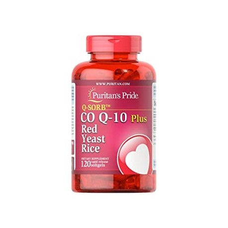 QSORB COQ10 PLUS RED YEAST RICE 120 CAPS