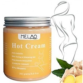 CREMA CALIENTE NATURAL DE CUERPO PURO PARA LA CELULITIS 250 GRAMOS