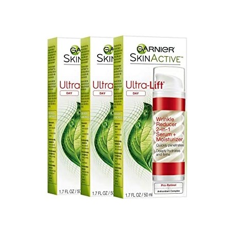 SUERO REDUCTOR DE ARRUGAS GARNIER ULTRALIFT 2EN1 50 ML PACK DE 3