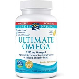 NORDIC NATURALS ULTIMATE OMEGA LEMON FLAVOUR 1280 MG OMEGA3 CASULES 45 PORCIONES