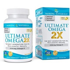 NORDIC NATURALS ULTIMATE OMEGA 2X SABOR LIMON 2150 MG OMEGA3 60 GELES SUAVES