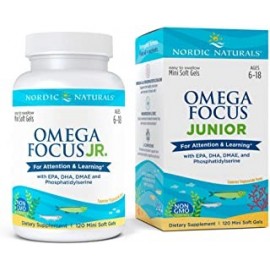 NORDIC NATURALS OMEGA FOCUS JR LEMON 120 MINI GELES SUAVES