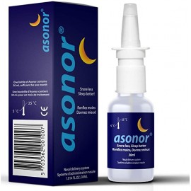 ASONOR RONQUIDOS SPRAY NASAL 30 ML A PARTIR DEL TAPON DEL RONQUIDO GOTAS PARA UNA MEJOR SUENO SNORE RELEVACION REMEDIO