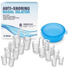 PREMIUM LUCHA CONTRA EL RONQUIDO DISPOSITIVOS NOSE VENTS DILATADOR NASAL 2 TIPOS 8 PAQUETES