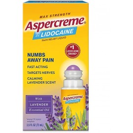  ASPERREME ACEITES ESENCIALES LIDOCAINA ALIVIO DOLOR DE LIDOCAINA CON LAVANDA ROLLON SIN APLICADOR DE MESS 75 GRAMOS