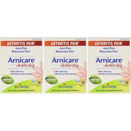  ARTRITIS DE BOIRON ARNICARE 60 PESTANAS PAQUETE DE 3