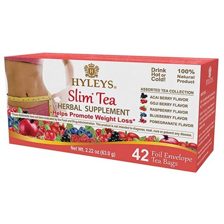 HYLEYS SLIM TEA 42 BOLSITAS