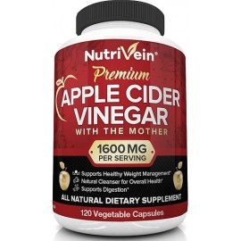 NUTRIVEIN APPLE CIDER VINEGAR 120 CAPSULAS