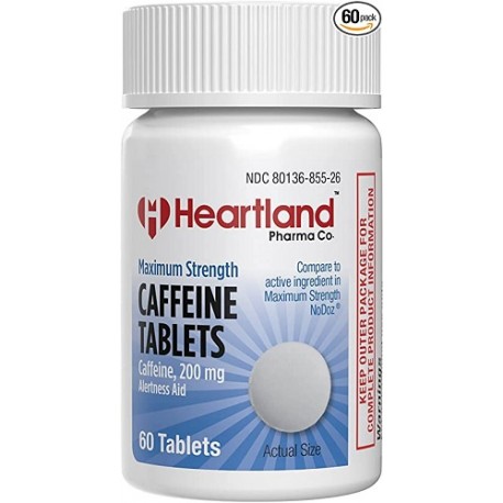 HEARTLAND CAFFEINE CAFEINA 60 TABLETAS