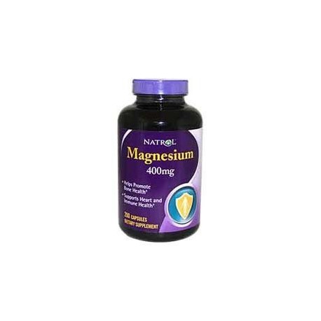 MAGNESIUM 400 MG - MAGNESIO (200 CAPSULAS)