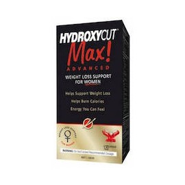 HYDROXYCUT MAX - QUEMADOR DE GRASA PARA MUJER (120 CAPSULAS)