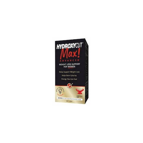 HYDROXYCUT MAX - QUEMADOR DE GRASA PARA MUJER (120 CAPSULAS)