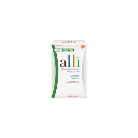 ALLI ORLISTAT 60 MG ( 120 CAPSULAS)